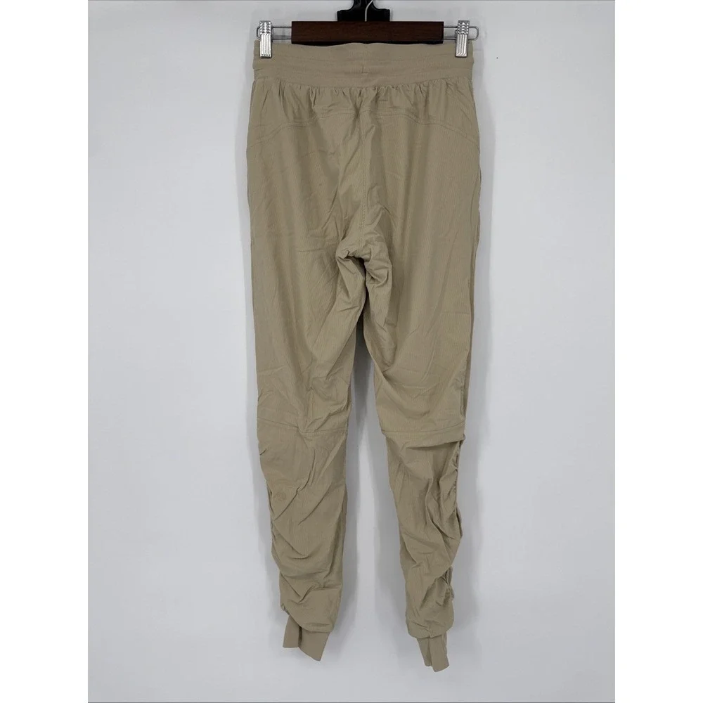 Lululemon Beyond the Studio Jogger Beige High Rise Pants Size 4 Athleisure Yoga